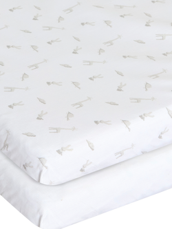 Chicco Next2Me Forever Cot Sheets, Pack of 2, Cloud, Cloud