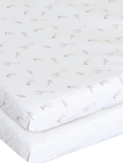 Chicco Next2Me Fitted Sheets, Pack of 2, Cloud, Cloud