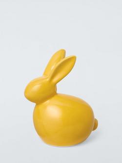 John Lewis Ceramic Bunny, Yellow, H10.5cm, Yellow