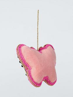 John Lewis Beaded Butterfly Hanging Decoration - view 2, Multi
