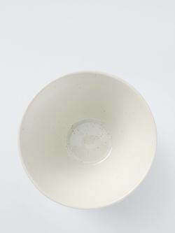 John Lewis Dipped Reactive Glaze Stoneware Ramen Bowl, 19cm, Green - view 2, White