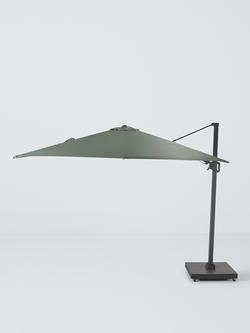 John Lewis Freestanding Premium Adjustable Parasol & Base, 3m, Green