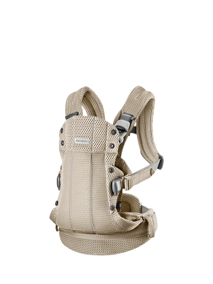 BabyBjörn Harmony 3D Mesh Baby Carrier, Grey Beige, Grey Beige