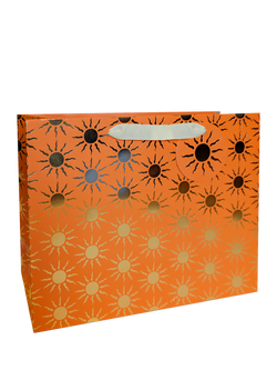 Eleanor Stuart Foil Sun Gift Bag, Orange, Orange