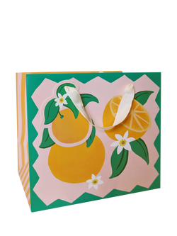 Eleanor Stuart Oranges Gift Bag, Orange, Orange