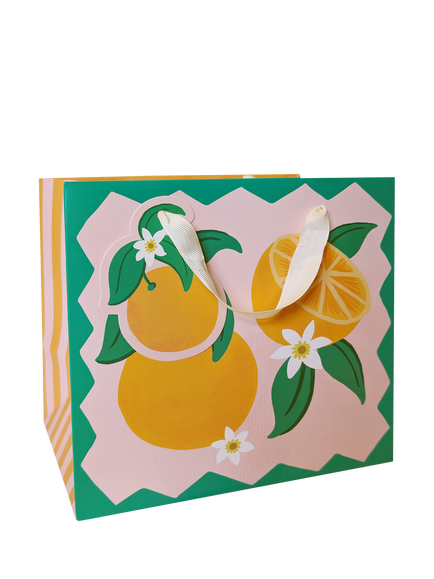 Eleanor Stuart Oranges Gift Bag, Orange, Orange