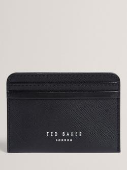 Ted Baker Sanwell Leather Cardholder, Black, Black