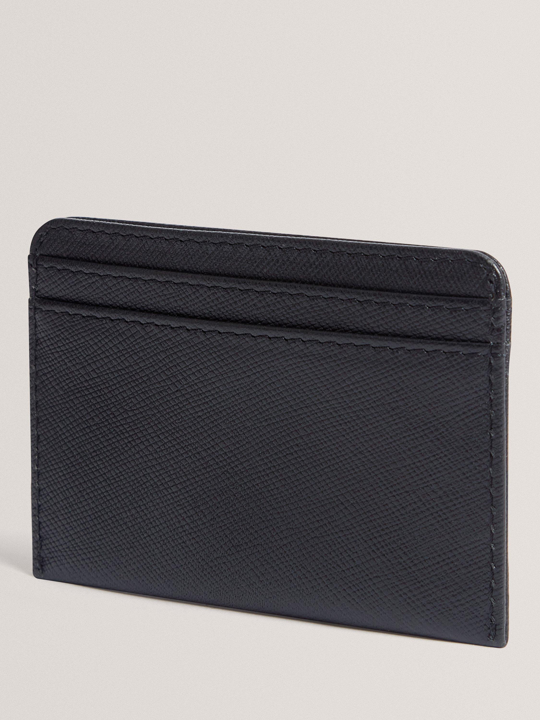 Product image 3 of 3, which shows Ted Baker Sanwell Leather Cardholder, Black