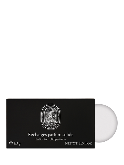 Diptyque Fleur de Peau Refillable Solid Perfume Refills, 2 x 3g, 