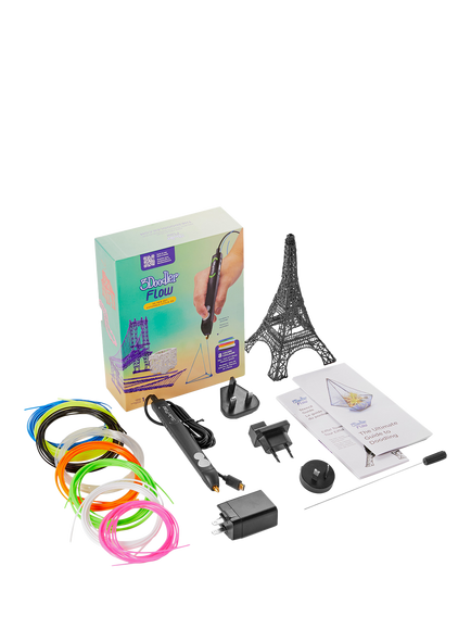 3Doodler Flow Filament 3D Pen Essentials Set, Multi