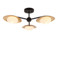 Bay Lighting Rajka 3 Arm Ceiling Light, Nearly Black