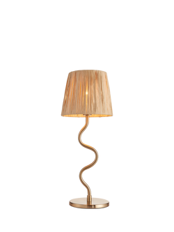 Bay Lighting Wave Table Lamp, Metallic Brass, Metallic Brass