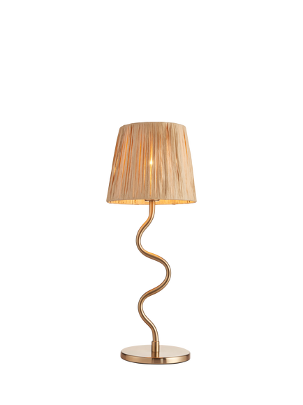 Bay Lighting Wave Table Lamp, Metallic Brass, Metallic Brass
