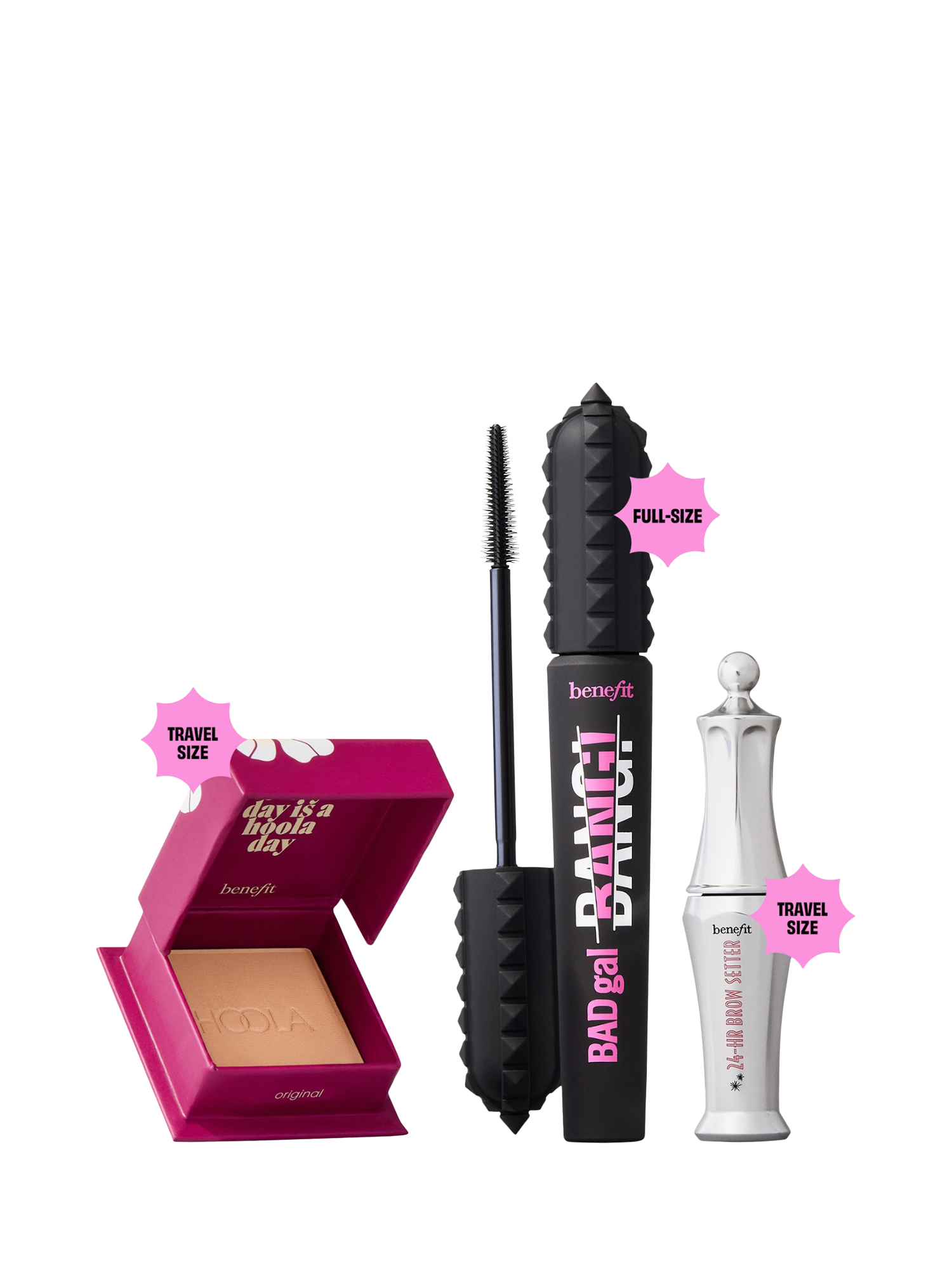 Product image 9 of 11, which shows Benefit GameJoy Mascara, Brow and Bronzer with Limited Edition Keepsake Tin Makeup Gift Set