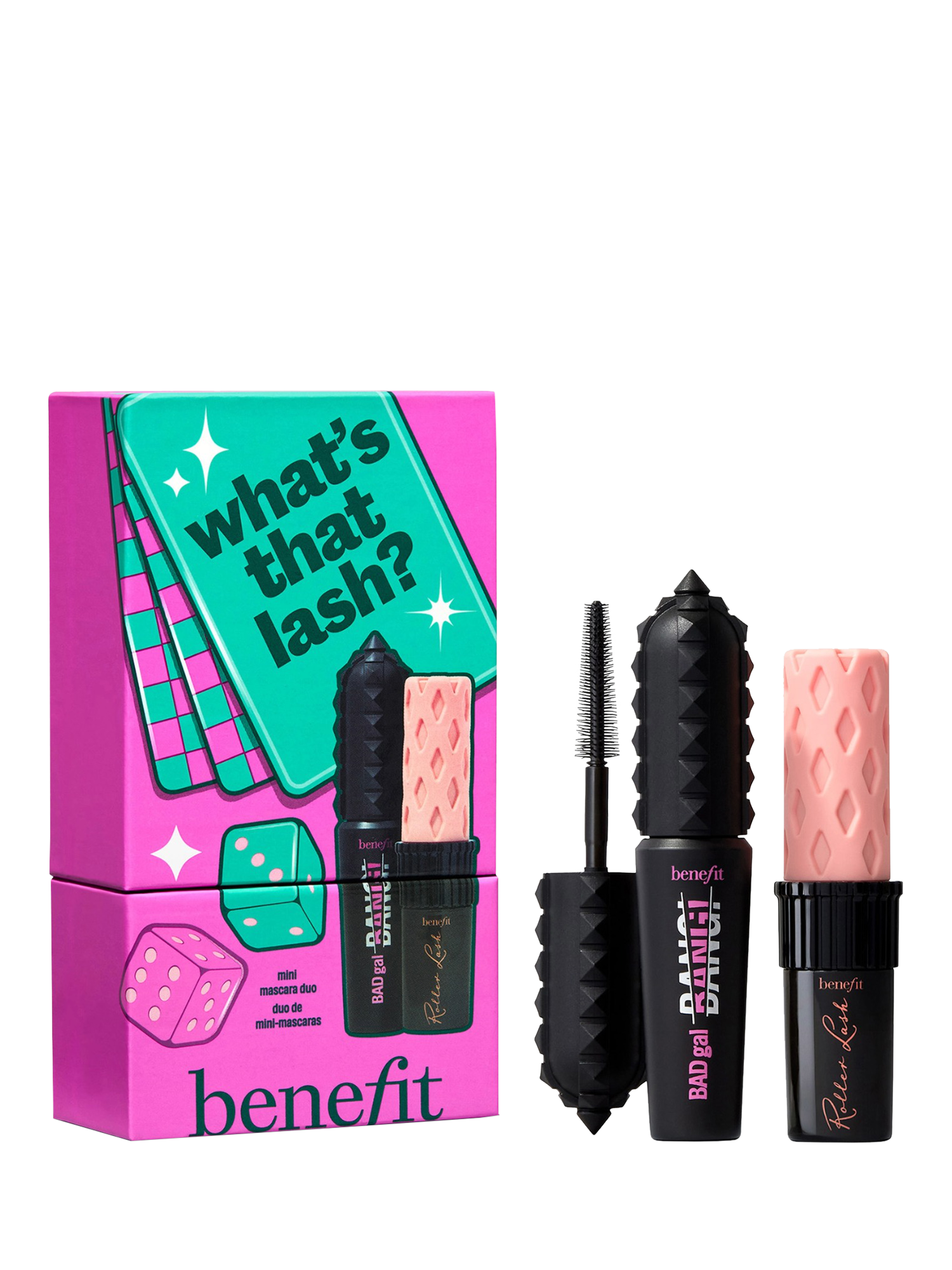 Product image 9 of 10, which shows Benefit What's That Lash Mascara Stocking Filler Makeup Gift Set