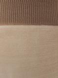 John Lewis 10 Denier Ankle-High Tights, Pack of 3, Almond