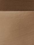 John Lewis 10 Denier Ankle-High Tights, Pack of 3, Caramel