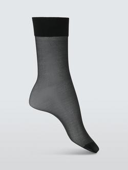 John Lewis 10 Denier Knee-High Tights, Pack of 3, Navy