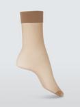 John Lewis 10 Denier Knee-High Tights, Pack of 3, Almond