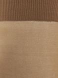 John Lewis 10 Denier Knee-High Tights, Pack of 3, Caramel