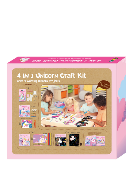 Avenir 4-in-1 Unicorn Craft Kit - view 2, Multi