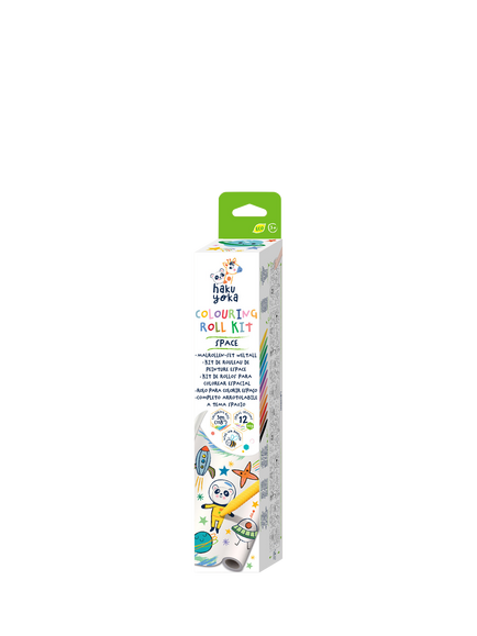 Avenir Haku Yoka Colouring Roll, Space, Multi