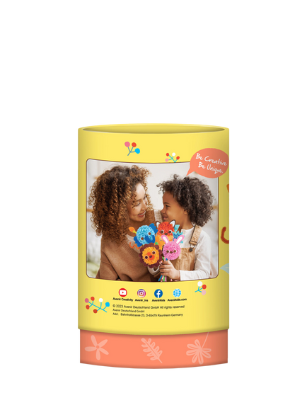 Avenir Pom Pom Animal Bouquet Craft Kit - view 2, Multi