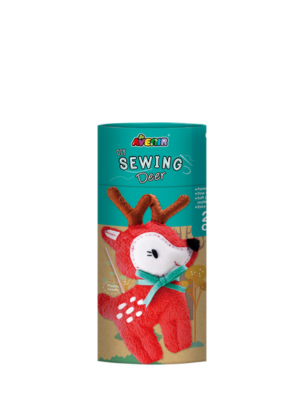 Avenir Plush Deer Sewing Kit, Multi