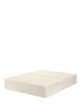 John Lewis OUTLET Pocket Sprung Divan Base, Small Double, Like New, Brushed Tweed Beige