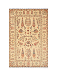 Gooch Oriental Pictorial Pure Wool Rug, Ivory, L303 x W207 cm