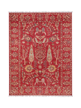 Gooch Oriental Pictorial Pure Wool Rug, Red, L242 x W179 cm