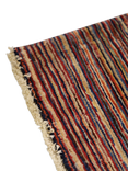 Gooch Oriental Stripe Gabbeh Pure Wool Rug, Multi, L196 x W67 cm