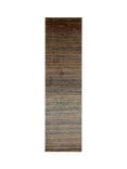 Gooch Oriental Stripe Gabbeh Pure Wool Runner Rug, Multi, L289 x W81 cm