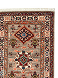 Gooch Oriental Supreme Kazak Pure Wool Runner Rug, Beige, L192 x W57 cm
