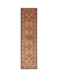 Gooch Oriental Supreme Kazak Pure Wool Runner Rug, Brown, L296 x W82 cm
