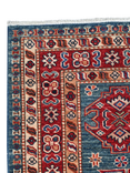 Gooch Oriental Supreme Kazak Pure Wool Rug, Green, L174 x W122 cm