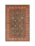 Gooch Oriental Supreme Kazak Pure Wool Rug, Green, L183 x W123 cm