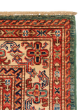 Gooch Oriental Supreme Kazak Pure Wool Rug, Green, L183 x W123 cm