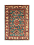 Gooch Oriental Supreme Kazak Pure Wool Rug, Green, L238 x W171 cm