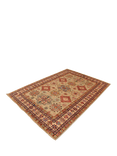 Gooch Oriental Supreme Kazak Pure Wool Rug, Grey, L236 x W170 cm