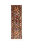 Gooch Oriental Supreme Kazak Pure Wool Runner Rug, Grey, L239 x W70 cm