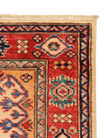 Gooch Oriental Supreme Kazak Pure Wool Rug, Ivory, L155 x W98 cm