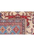 Gooch Oriental Supreme Kazak Pure Wool Rug, Ivory, L181 x W122 cm