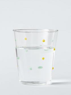 John Lewis Bobbin Textured Glass Tumbler, 355ml, Clear - view 2, Multi