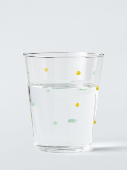 John Lewis Bobbin Textured Glass Tumbler, 355ml, Clear - view 2, Multi