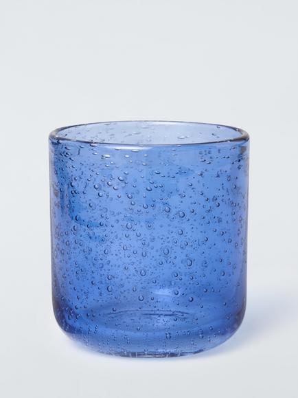 John Lewis The Colour Edit Bubble Glass Tumbler, 340ml, Multi