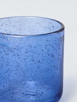 John Lewis Bubble Glass Tumbler, 375ml, Dark Night - view 2, Multi