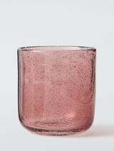 John Lewis Bubble Glass Tumbler, 375ml, Plaster