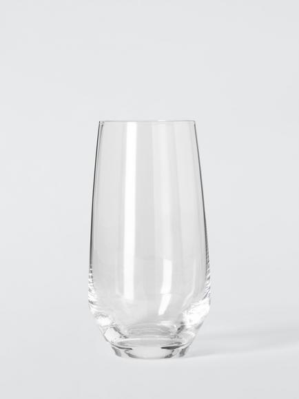 John Lewis Swan Crystal Glass Highball, Set of 4, 460ml, Clear - view 2, Clear