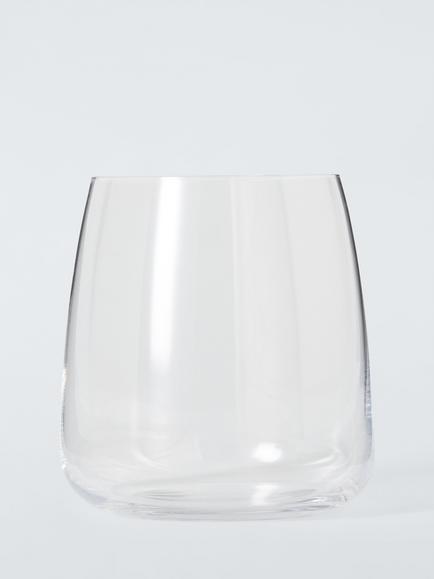John Lewis Sora Crystal Glass Tumbler, Set of 2, 460ml, Clear - view 2, Clear